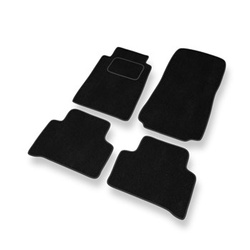 Covorașe auto din catifea pentru: Mercedes-Benz Clasa C W202 Combi, Limuzină (1993-2000) - negru