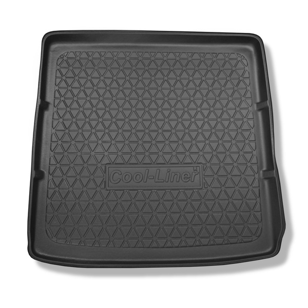 Tăviță pentru portbagaj auto: Audi Q5 I 8R SUV (11.2008-12.2016) - mochetă mai îngustă pentru modele cu sistem de șine de fixare în portbagaj