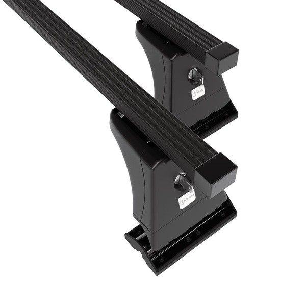 Portbagaj de bază pentru plafonul mașinii pentru: Peugeot 5008 Dubita (2009-2017) - negru - puncte de montare - oțel