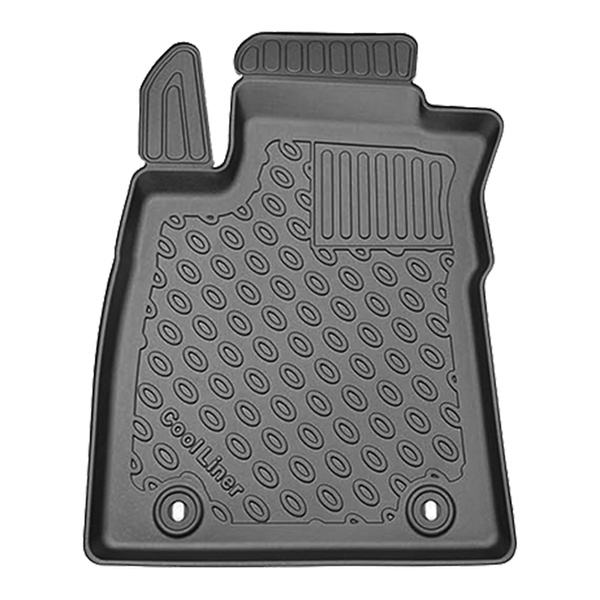 Set cu tăvița pentru portbagaj și covorașe auto TPE pentru: MG ZS SUV (06.2022-08.2024) - pentru portbagaj inferior și superior; cu podeaua mobilă a portbagajului; nu pentru versiunea hibridă+