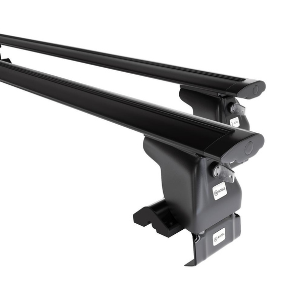 Portbagaj de bază pentru plafonul mașinii pentru: Audi A8 D3 Limousine (2003-2010) - negru - fără elemente de montaj - aluminiu