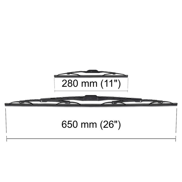 Ștergătoare auto de parbriz pentru Nissan Note II Hatchback (08.2013-2016) - lamele standard