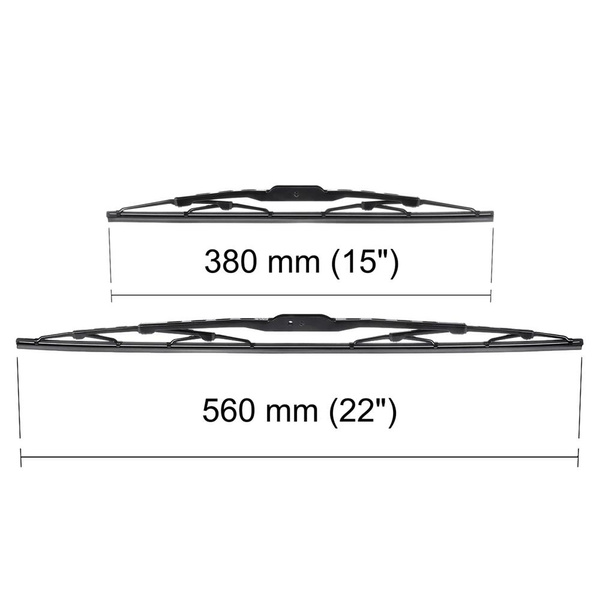 Ștergătoare auto de parbriz pentru Fiat Idea Dubita (01.2006-03.2008) - lamele standard