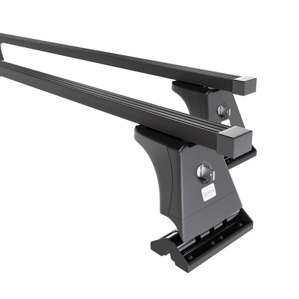 Portbagaj de bază pentru plafonul mașinii pentru: BMW Seria 1 E87 Hatchback (2004-2011) - negru - puncte de montare - oțel