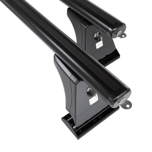 Portbagaj de bază pentru plafonul mașinii pentru: Peugeot 3008 SUV (2009-2016) - negru - puncte de montare - aluminiu