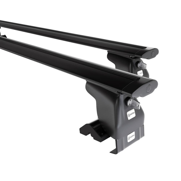 Portbagaj de bază pentru plafonul mașinii pentru: Kia Venga Dubita (2010-2019) - negru - fără elemente de montaj - aluminiu