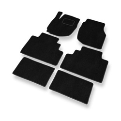 Covorașe auto din catifea pentru: Mazda MPV II Dubita (1999-2006) - negru