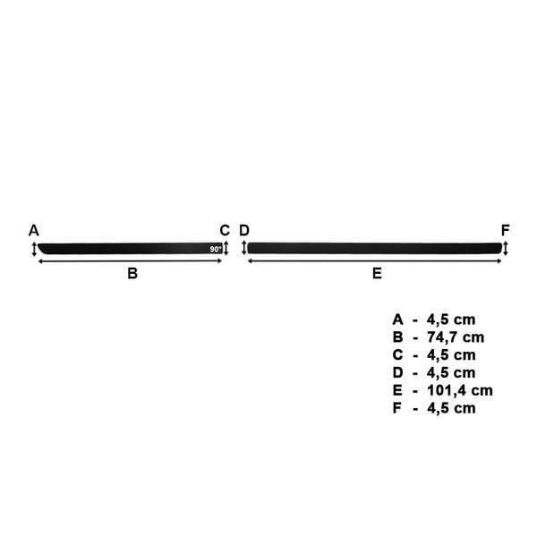 Mulaje laterale pentru mașină: Nissan Navara Pick-Up (2007-2014)