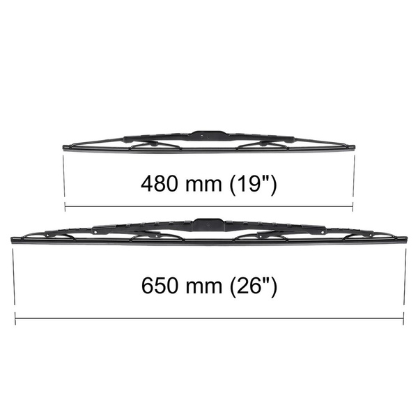 Ștergătoare auto de parbriz pentru Honda FR-V Dubita (01.2005-06.2009) - lamele standard