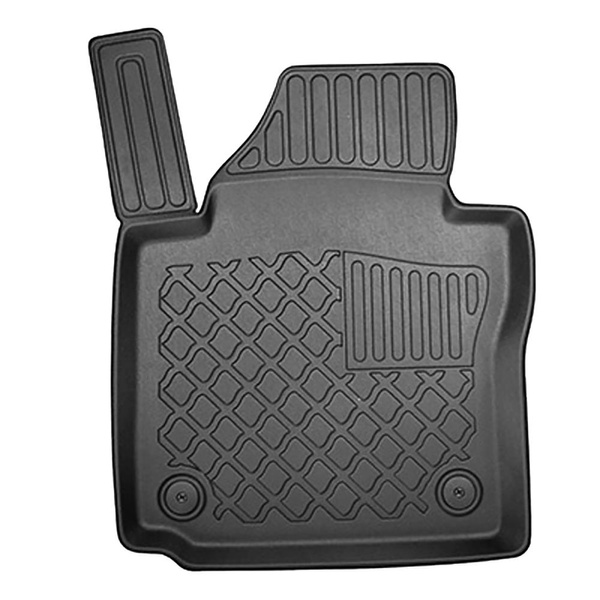 Set cu tăvița pentru portbagaj și covorașe auto TPE pentru: Volkswagen Touran I 1T Dubita (09.2010-08.2015) - 7 locuri; rândul III coborât