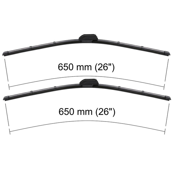 Ștergătoare auto de parbriz pentru Mercedes-Benz Atego I, II Camion (1998-2013) - lamele plete