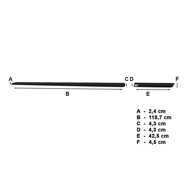 Mulaje laterale pentru mașină: Suzuki Swift Hatchback (3 uși) - (2010-2016) - (lungimea lamelelor: 1187mm; 425mm)
