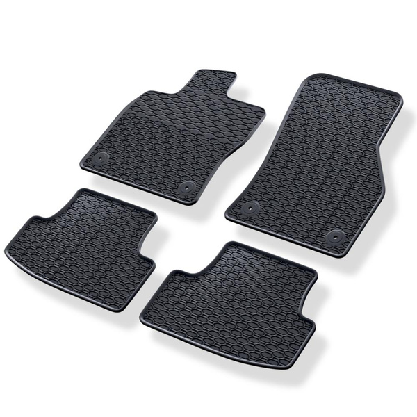 Covorașe auto din cauciuc: Volkswagen T-Roc (2017-....) - negru