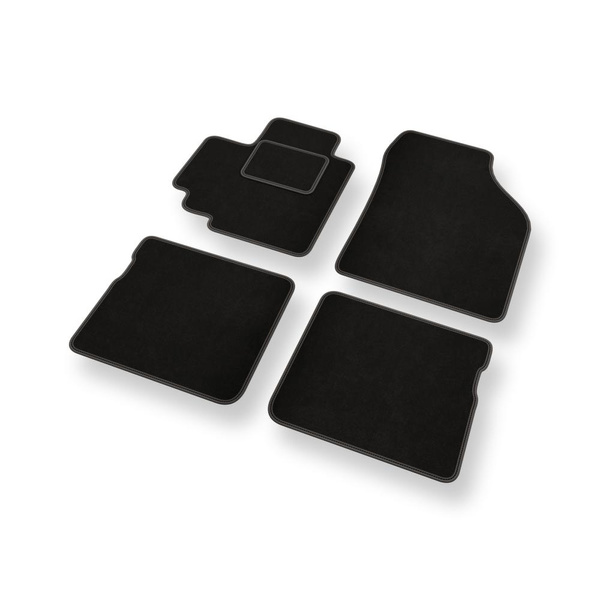 Covorașe auto din catifea pentru: Suzuki Celerio Hatchback (2015-2019) - negru