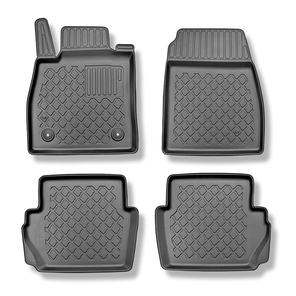 Covorașe TPE pe măsură: Ford Fiesta VIII Hatchback (07.2017-2023) - de asemenea cu tracțiune Hybrid