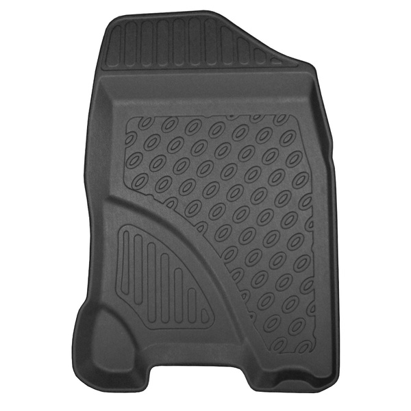 Covorașe TPE pe măsură: Nissan Navara NP300 Pick-Up (01.2016-....) - cârlige de fixare în podea