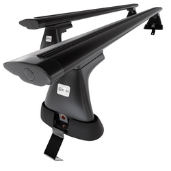 Portbagaj de bază pentru plafonul mașinii pentru: Ford C-Max mk II Monovolum (2010-2015) - negru - fără elemente de montaj - aluminiu