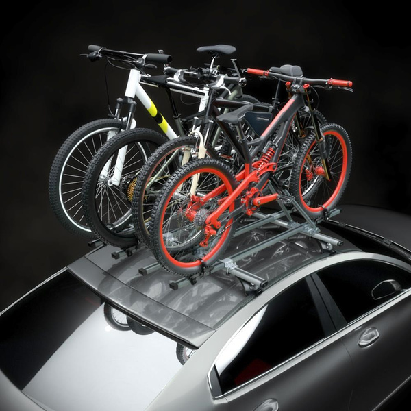 Suport plafon pentru biciclete, suport de biciclete pe plafon cu cheie, cu bară de aluminiu - 4xM-08