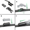 Ștergătoare auto de parbriz pentru Audi A3 8V Sportback (09.2012-2020) - lamele plete