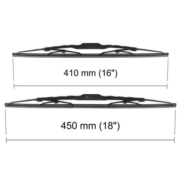 Ștergătoare auto de parbriz pentru Suzuki Alto Hatchback (02.2002-12.2006) - lamele standard