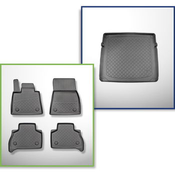 Set cu tăvița pentru portbagaj și covorașe auto TPE pentru: BMW X5 G05 SAV (11.2
