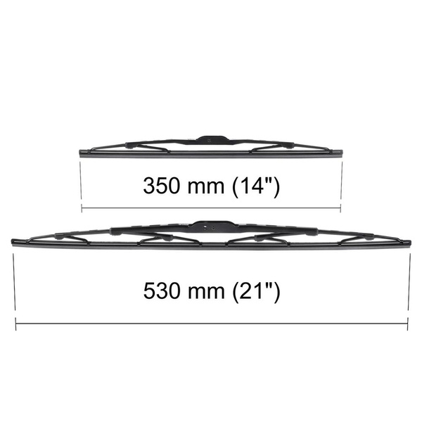 Ștergătoare auto de parbriz pentru Nissan Micra K13 Hatchback, Convertível (07.2010-2017) - lamele standard