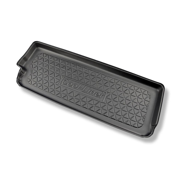 Set cu tăvița pentru portbagaj și covorașe auto TPE pentru: Tesla Model X SUV (10.2016-12.2020) - 6 locuri; rândul III; pentru spațiul din spatele celui de-al treilea rând de scaune