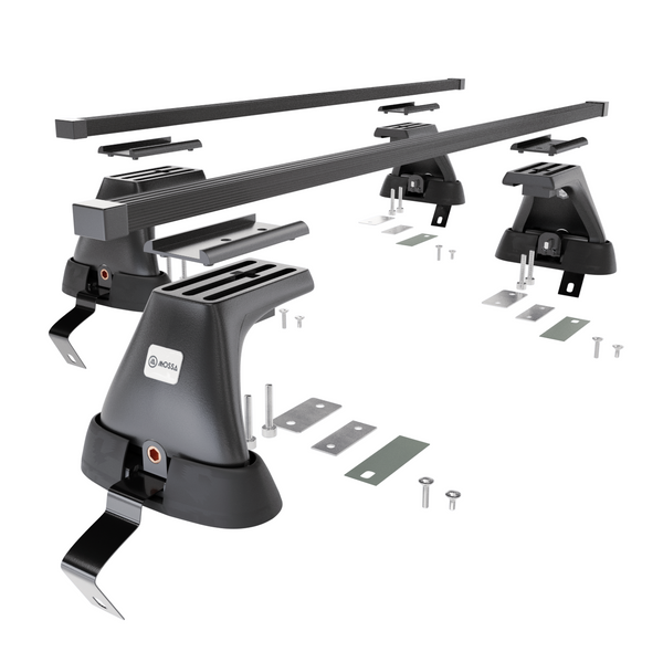 Portbagaj de bază pentru plafonul mașinii pentru: Renault Clio mk IV Hatchback (2013-2019) - negru - fără elemente de montaj - oțel