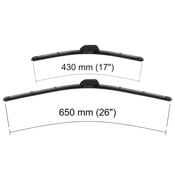 Ștergătoare auto de parbriz pentru Nissan Pathfinder R52 SUV (09.2014-2020) - lamele plete