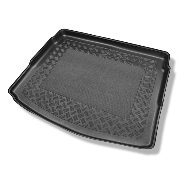 Tăviță pentru portbagaj auto: Renault Megane IV Grandtour (09.2016-....) - portbagaj superior (prag de încărcare egal); podea mobilă în poziția cea mai înaltă; nu pentru E-Tech Plug-in Hybrid