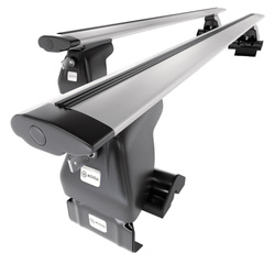 Portbagaj de bază pentru plafonul mașinii pentru: Toyota Camry IX Berlină (2018-....) - argintiu - fără elemente de montaj - aluminiu