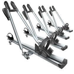 Suport plafon pentru biciclete, suport de biciclete pe plafon cu cheie, cu bară de aluminiu - 4xM-17