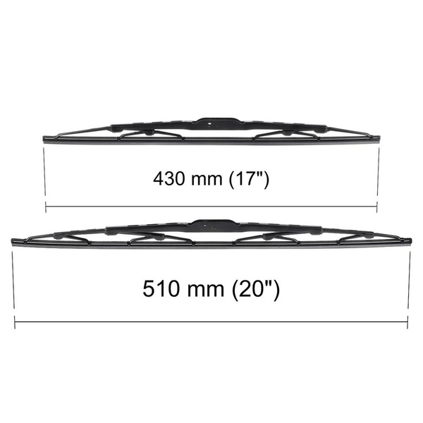 Ștergătoare auto de parbriz pentru Opel Corsa C Hatchback, Berlină, Van (09.2000-09.2006) - lamele standard