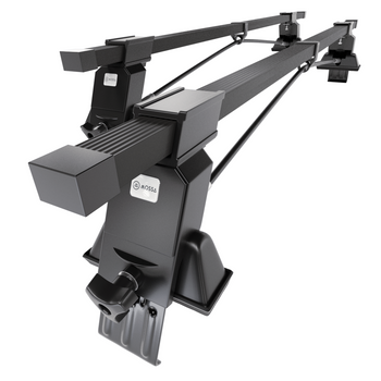 Portbagaj de bază pentru plafonul mașinii pentru: Mitsubishi Colt Hatchback (2004-2012) - negru - fără elemente de montaj - oțel