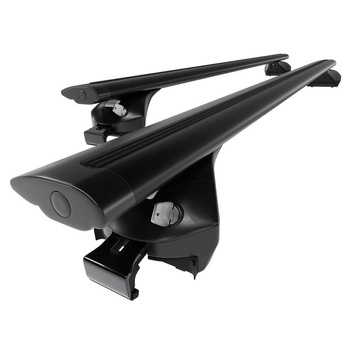 Portbagaj de bază pentru plafonul mașinii pentru: Citroen C4 Aircross SUV (2012-2017) - negru - șine integrate - aluminiu