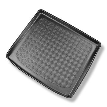 Tăviță pentru portbagaj auto: Audi Q3 F3 SUV (08.2018-....) - portbagaj superior (prag de încărcare egal); podea mobilă în poziția cea mai înaltă; de asemenea pentru versiunea Quattro