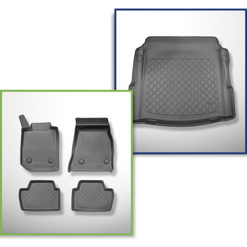 Set cu tăvița pentru portbagaj și covorașe auto TPE pentru: BMW Seria 2 G42, G87 Coupé (01.2022-....)